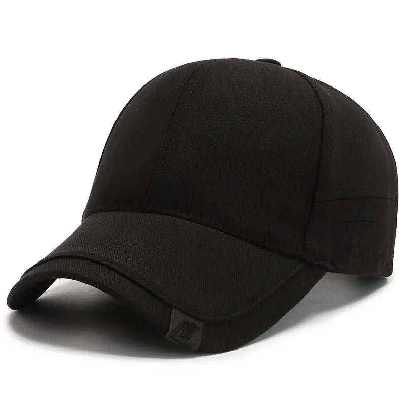 Hat Men's Tide Sunshade Cap Korean Men's Sun Hat Black Ins Tide Simple Casual And Versatile Baseball Cap