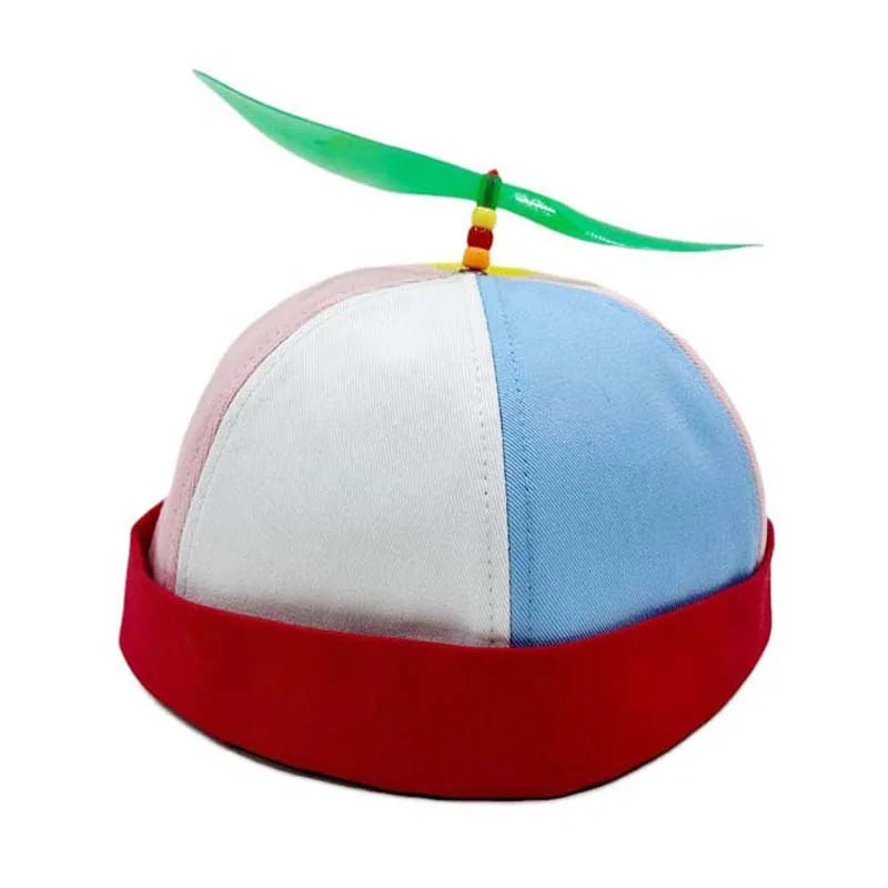 Stylish Helicopter Hat Featuring Colorful Bamboo Patchwork Outstanding from Crowd with Unique Hat for Adults and Teens
