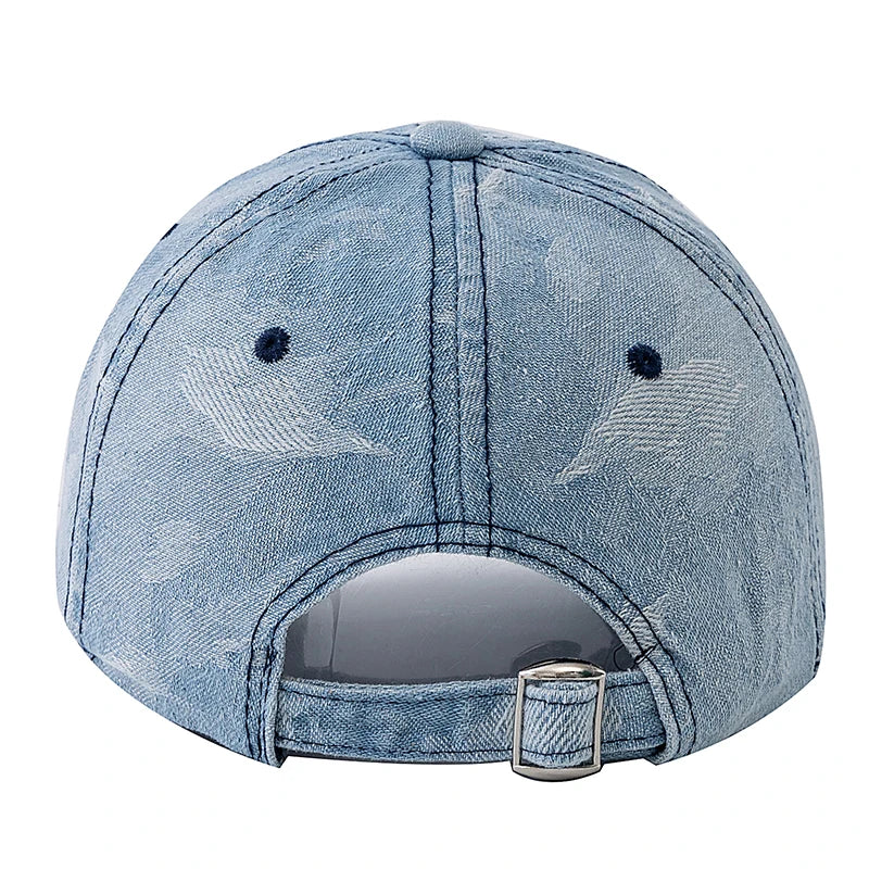 Hot Sale Unisex Baseball Cap Camo Style High Quality Hole Design Denim Cap Men Women Outdoor Camping Hiking Hats