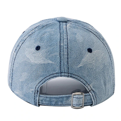 Hot Sale Unisex Baseball Cap Camo Style High Quality Hole Design Denim Cap Men Women Outdoor Camping Hiking Hats