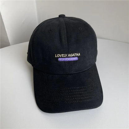 Embroidered baseball caps with letters for men and women, adjustable casual hats suitable for outdoor sports and sun protection