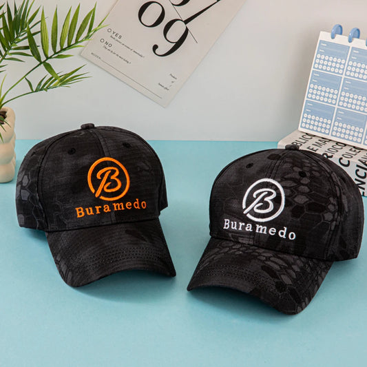 New camouflage personalized embroidered baseball cap, fashionable, casual and versatile sun protection men's baseball cap, breat