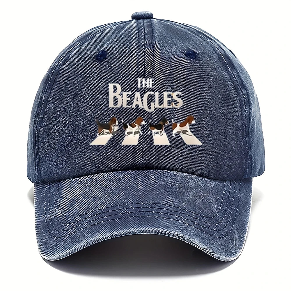 1pc Women's Casual Print Baseball Cap,Adjustable Breathable Washed Retro Headcap Suitable for Casual Outdoor Sports,Fishing,Gift