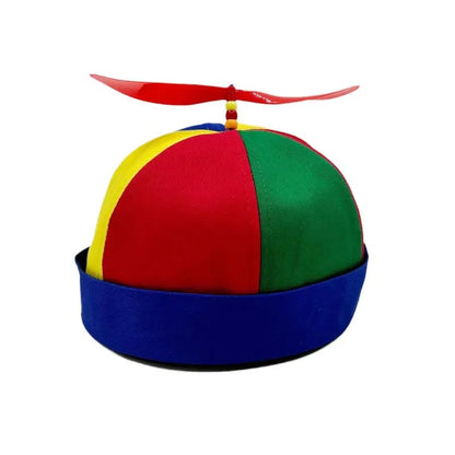 Stylish Helicopter Hat Featuring Colorful Bamboo Patchwork Outstanding from Crowd with Unique Hat for Adults and Teens