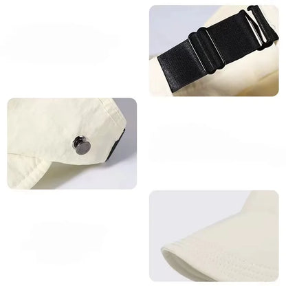 Quick Dry Hat Summer Empty Cap Women's Upgrade Can Hang Mask Outdoor Visor Thin Quick Dry Sunscreen Hat