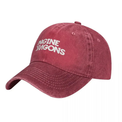 2025 Summer Imagine Dragons Wash Baseball Caps Men's and Women's Hip Hop Hat Washes Are Perfect for Camping and Everyday Wear