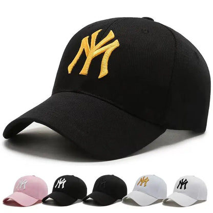 Fashion Letters Embroidery Baseball Caps Women Men Snapback Cap Female Male Visors Sun Hat Unisex Adjustable Cotton Trucker Hats