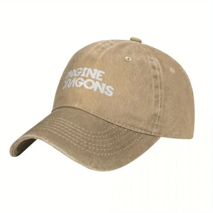 2025 Summer Imagine Dragons Wash Baseball Caps Men's and Women's Hip Hop Hat Washes Are Perfect for Camping and Everyday Wear
