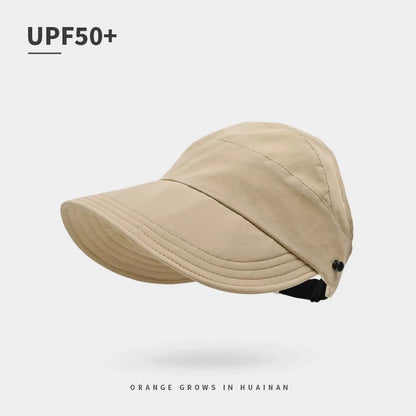 Quick Dry Hat Summer Empty Cap Women's Upgrade Can Hang Mask Outdoor Visor Thin Quick Dry Sunscreen Hat
