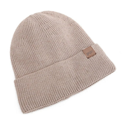 New Unisex Winter Hat Plush Fleece Warm Cap Stylish Soft Cuff Beanie Hat For Men Women Outdoor Thicken Ski Sports Knitted Hat