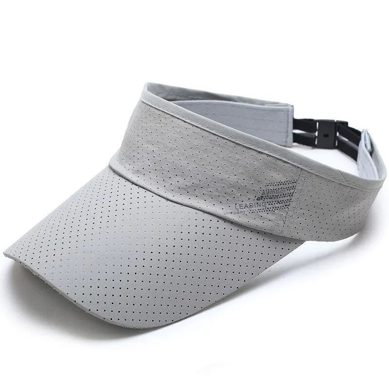 Mens And Womens New Summer Quick Drying Mesh Roofless Outdoor Sunshade Hat