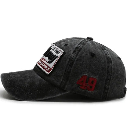 Hat Men's Washed Cloth Cap Korean Outdoor Sunscreen Hat Casual And Versatile Street Spring And Autumn Sunshade Baseball Cap