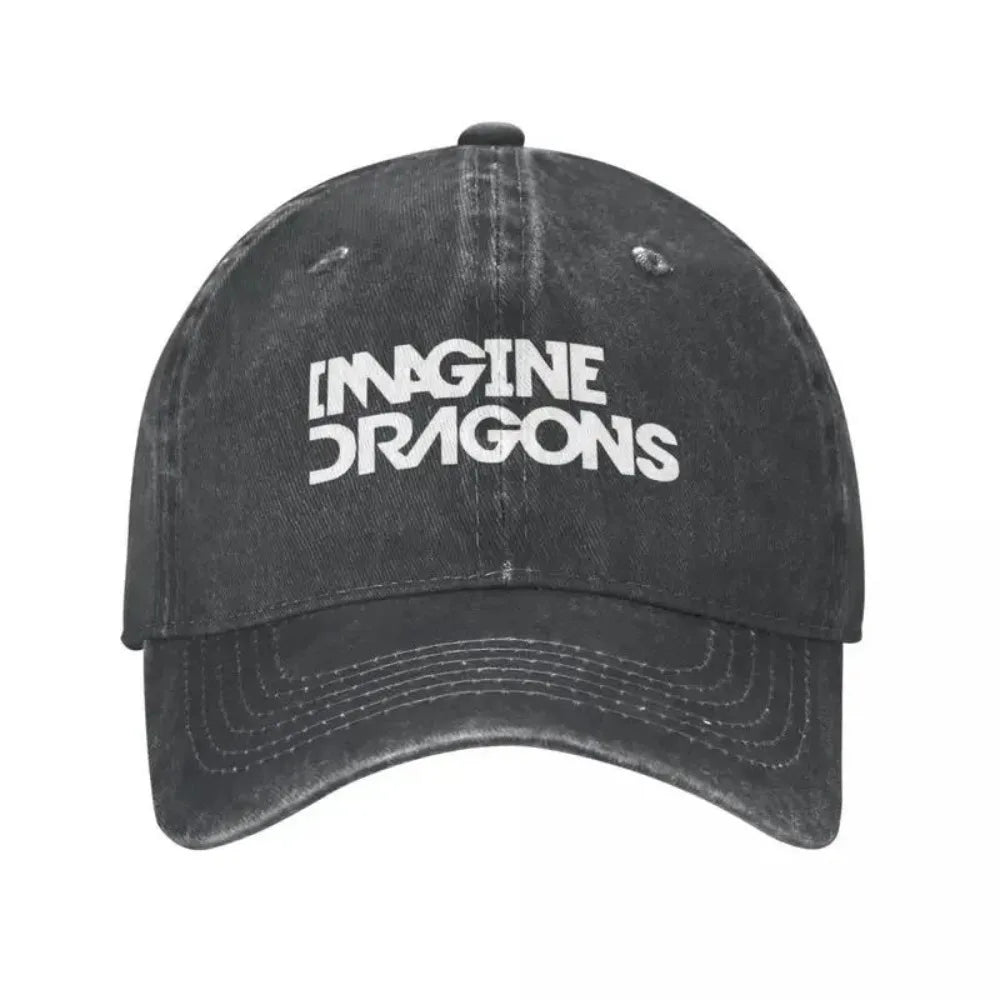 2025 Summer Imagine Dragons Wash Baseball Caps Men's and Women's Hip Hop Hat Washes Are Perfect for Camping and Everyday Wear