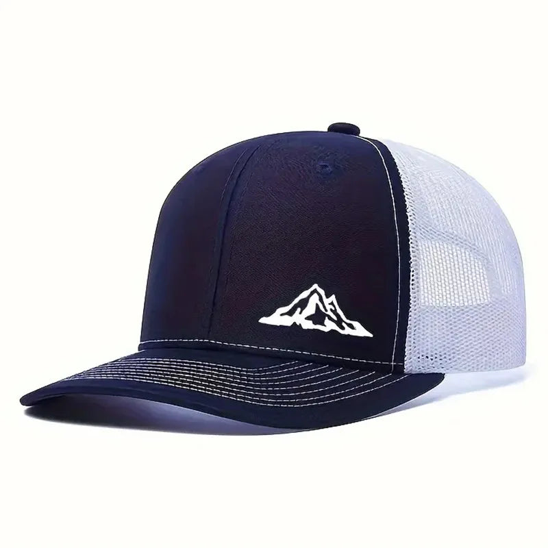 Da Shan Printed Baseball Hat Richardson Micro Bend Outdoor Mesh Sunshade Breathable Mesh Hat