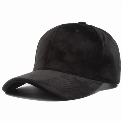 Women Snapback Baseball Cap Street Suede Hip Hop Hats Black Grey Gorra