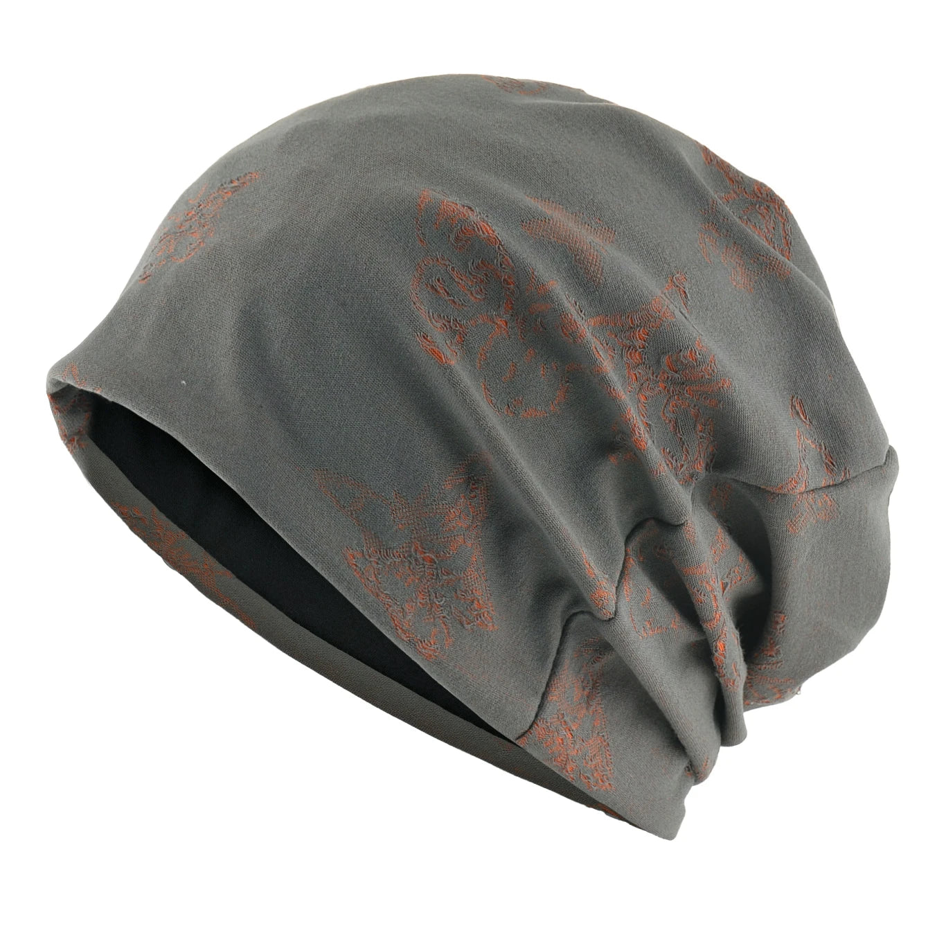 Women's Two-Tone Sheer Knit Butterfly Hollow-Out Beanie Hat Ladies Spring Autumn Soft Breathable Sports Casual Bonnet Cap