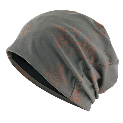 Women's Two-Tone Sheer Knit Butterfly Hollow-Out Beanie Hat Ladies Spring Autumn Soft Breathable Sports Casual Bonnet Cap