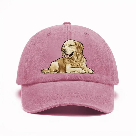 Golden Retriever print adjustable baseball cap, casual sports cap, ideal gift for family and friends, sun protection for travel