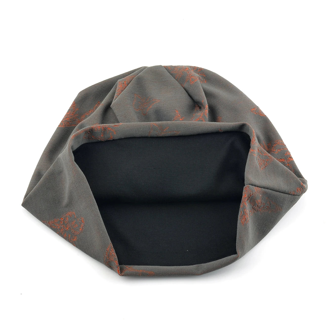 Women's Two-Tone Sheer Knit Butterfly Hollow-Out Beanie Hat Ladies Spring Autumn Soft Breathable Sports Casual Bonnet Cap