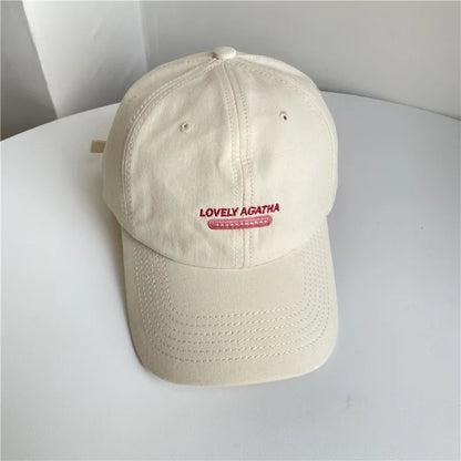 Embroidered baseball caps with letters for men and women, adjustable casual hats suitable for outdoor sports and sun protection