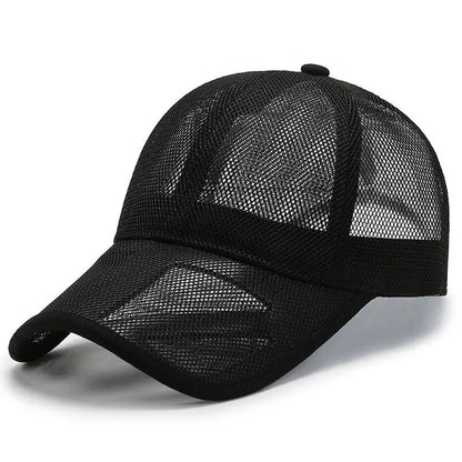 Summer Men Hat Openwork Brim Breathable Mesh Cap Outdoor Sports Sunscreen Baseball Women Sunhat