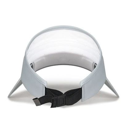 Summer Retractable Brim Sunscreen Sunshade Empty Top Hat Outdoor Solid Color Versatile Anti-Uv Sports Sun Hat