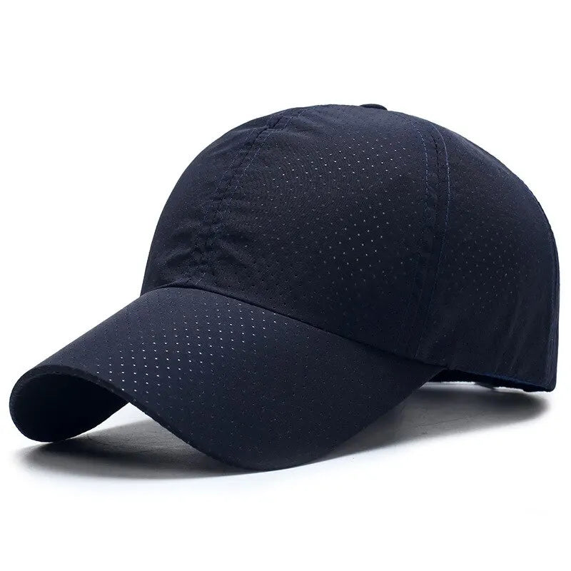 Hat Men Spring Summer Solid Color Mesh Cap Baseball Cap Women Autumn Korean Edition Sunscreen Hat Mesh Breathable Peaked Cap
