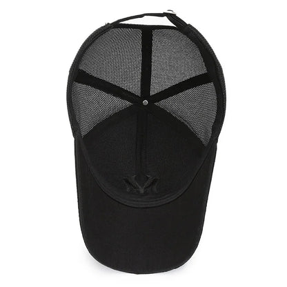 New Spring/Summer Embroidered Letter Camouflage Hat Men'S Fashion Casual Baseball Cap Breathable Cap, Mesh Visor Hat