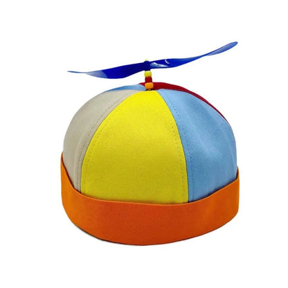 Stylish Helicopter Hat Featuring Colorful Bamboo Patchwork Outstanding from Crowd with Unique Hat for Adults and Teens