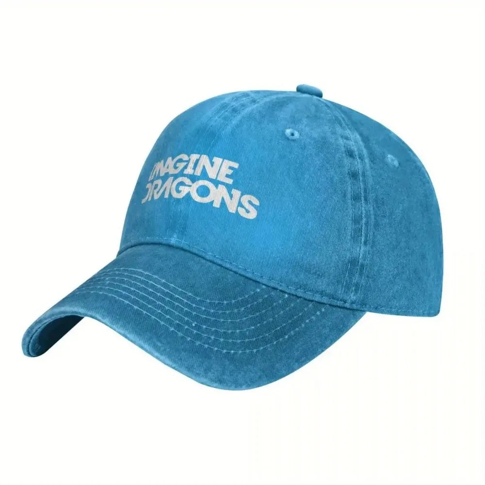 2025 Summer Imagine Dragons Wash Baseball Caps Men's and Women's Hip Hop Hat Washes Are Perfect for Camping and Everyday Wear