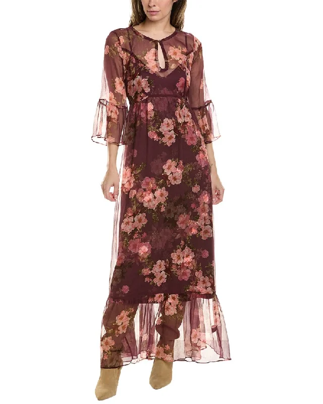 Savings Galore Johnny Was Winonna Silk Maxi Dress