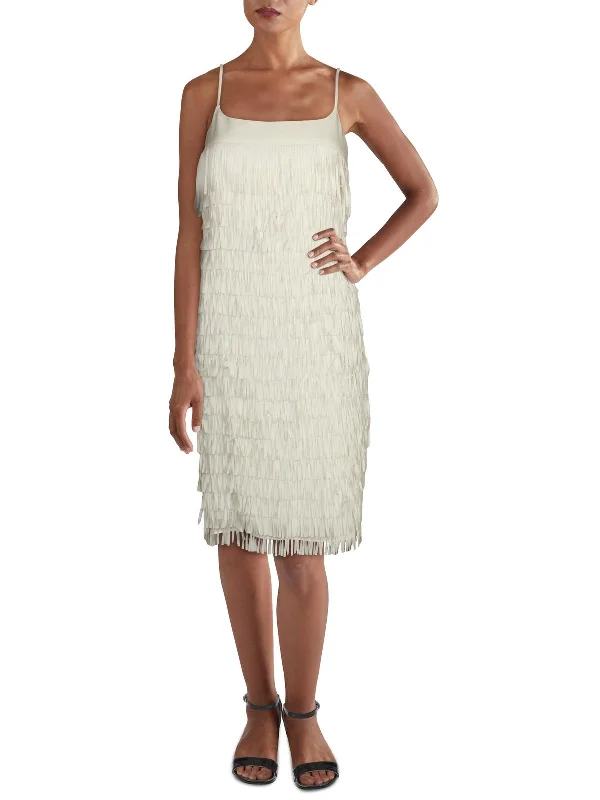 Discount Deals Womens Fringe Short Mini Dress