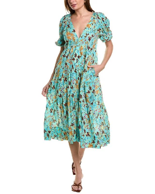 Midnight Madness A.L.C. Carmela Midi Dress