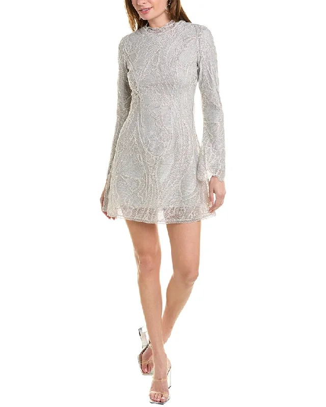 Don't Wait SIMKHAI Joy Silk-Lined Mini Dress