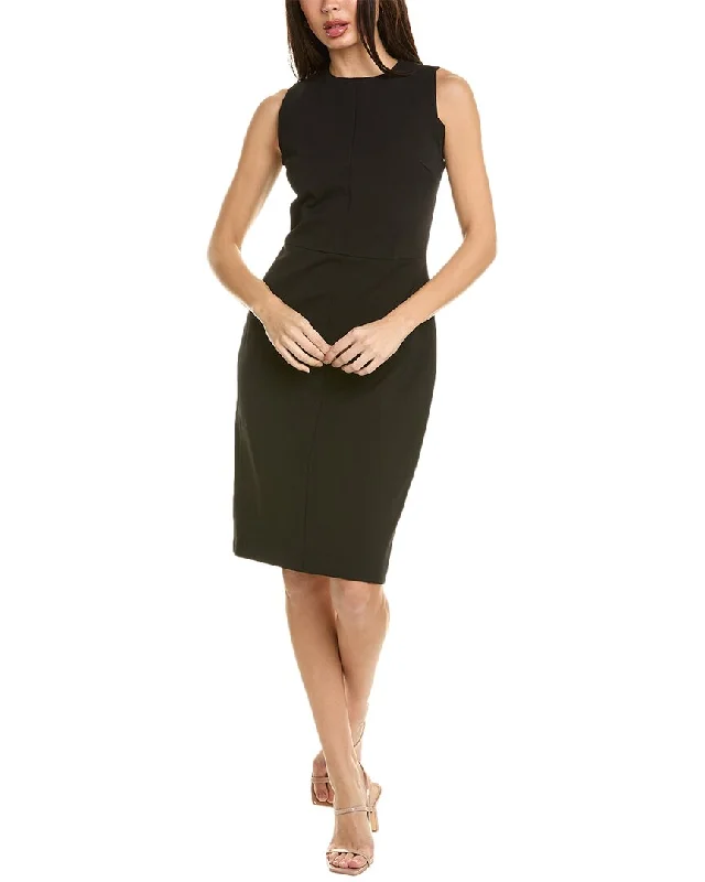 Massive Deals Vince Seamed Front Sheath Dress
