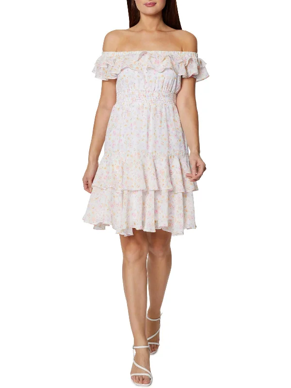 Great Deals Womens Off-The-Shoulder Short Mini Dress