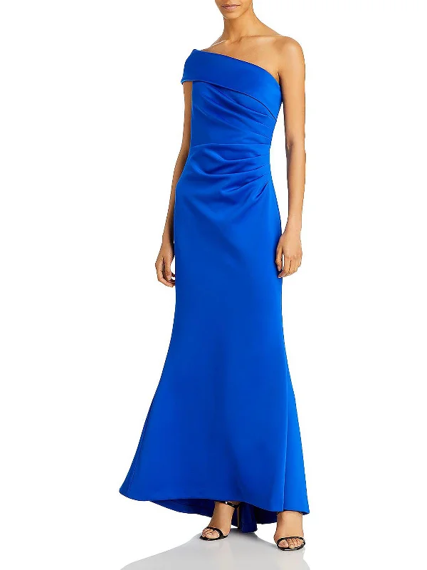 Markdowns Womens One Shoulder Maxi Evening Dress