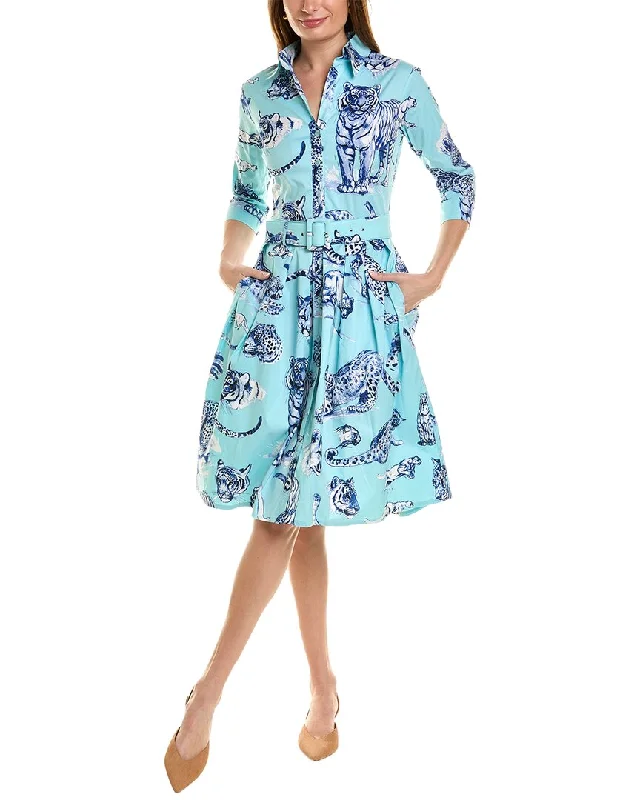 Unmissable Offer Samantha Sung Audrey 1 3/4-Sleeve Shirtdress