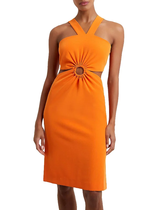Steals and Deals Womens Cutout Mini Cocktail And Party Dress