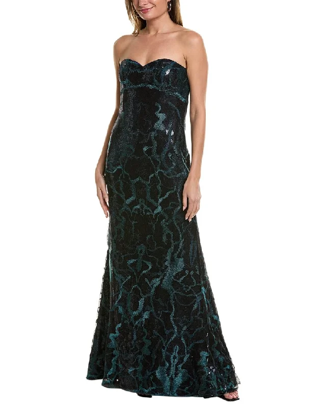 Super Deal Rene Ruiz Embroidered Gown