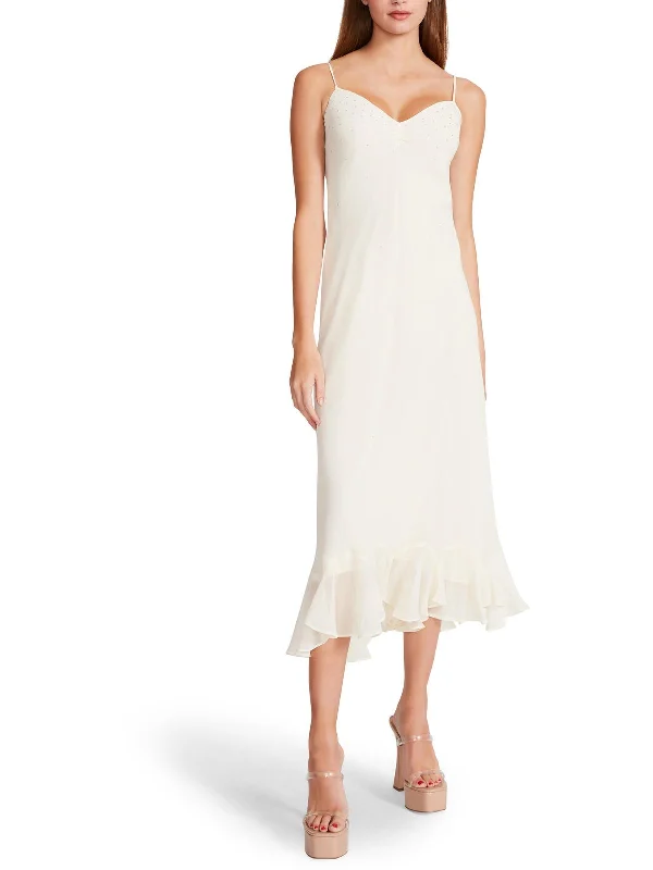 Markdowns Womens Spaghetti Strap Long Slip Dress