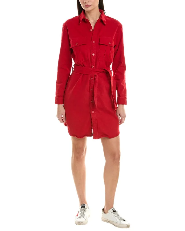 Blowout Sale MOTHER Denim The Cadet Mini Shirt Dress