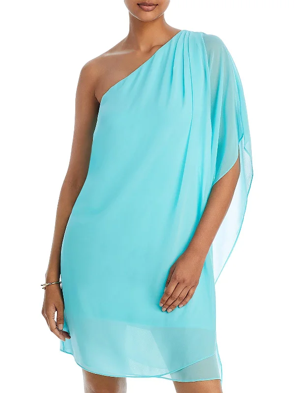 The Best Prices Sabrina Womens Chiffon Short Shift Dress