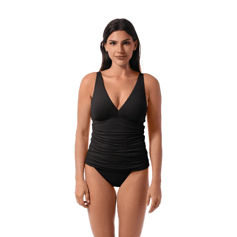 Super Sale AMBER V-NECK TANKINI TOP