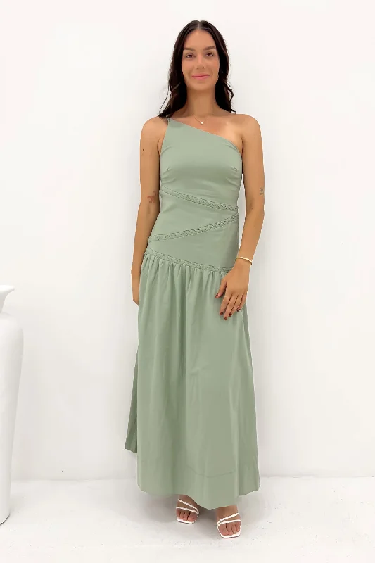 Final Clearance Carwyn Maxi Dress Khaki