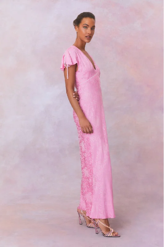 Epic Deals Loulou Jacquard Printed Maxi Dress
