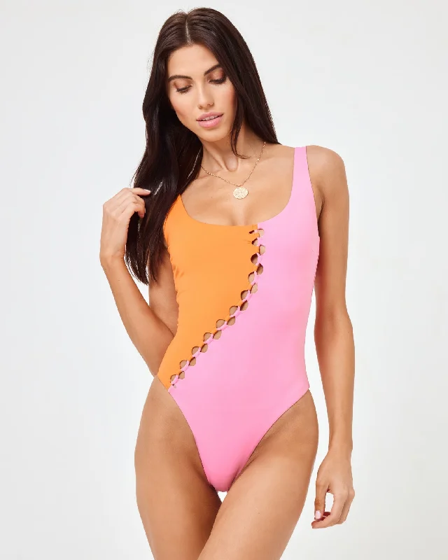 Special Buy Solstice One Piece Swimsuit - Tangerine-Guava