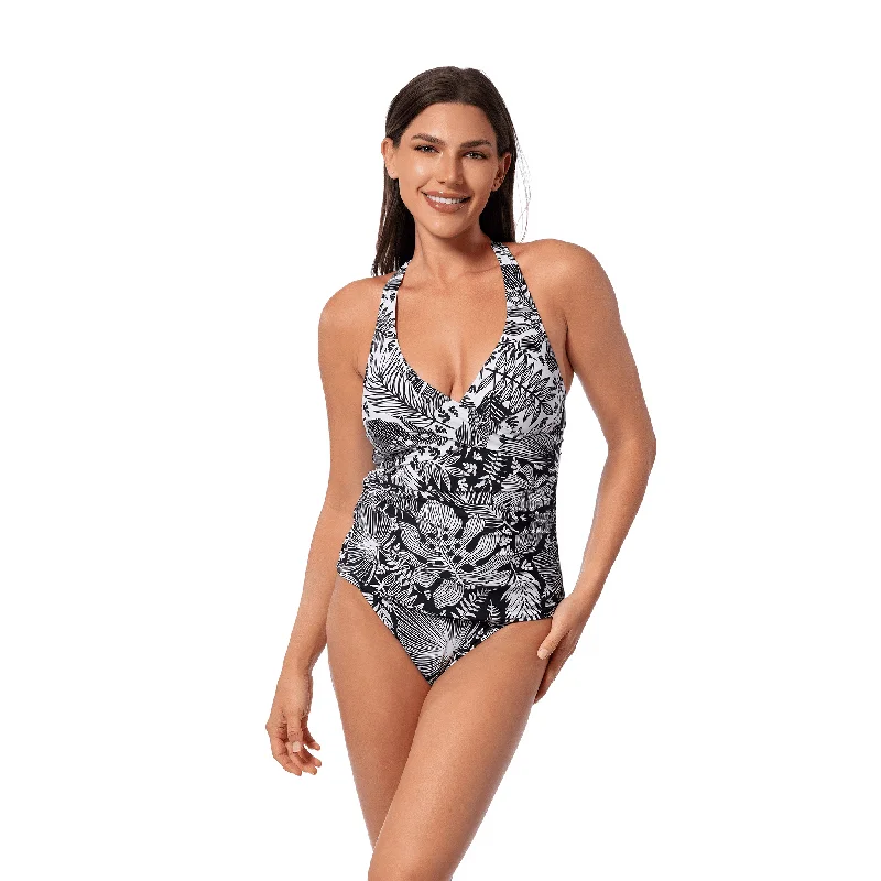 Amazing Deals FOREST BLAST LOUISE WRAP TANKINI TOP